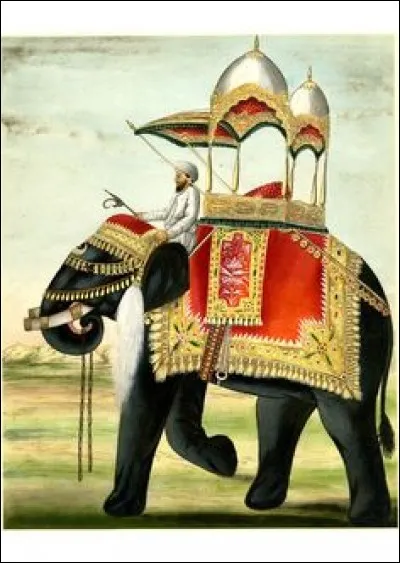 Comment se déplaçaient des anciens rois de l'Inde ?