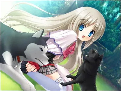 Dans "Little Busters", comment s'appellent les chiens de Noumi ?