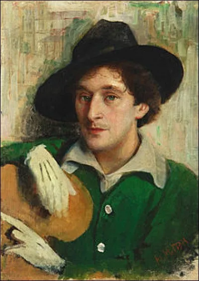 Vous pouvez voir un portrait de Marc Chagall.