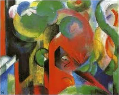 Il a peint cette toile.