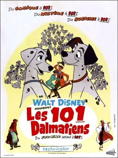 Comment s'appellent les méchants des ''101 Dalmatiens'' ?