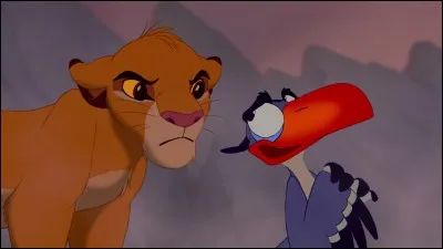 Que dit Simba pour que Zazou ne l'accompagne pas quand il veut se promener avec Nala ?