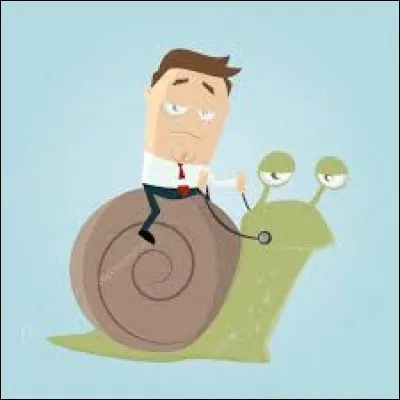 Qui est lent et lourd dans ses mouvements. - Une allure :