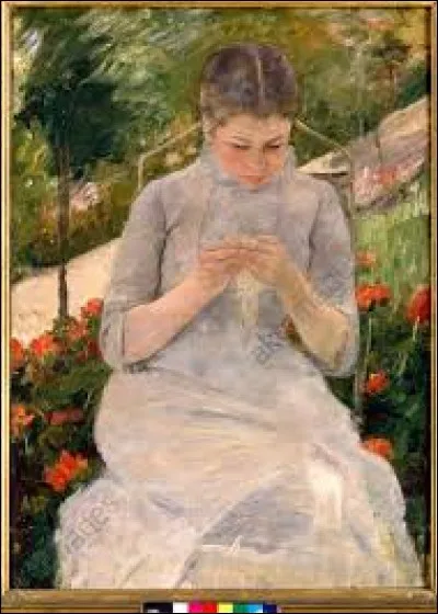 "Jeune Fille au jardin" est une peinture d'Auguste Renoir.