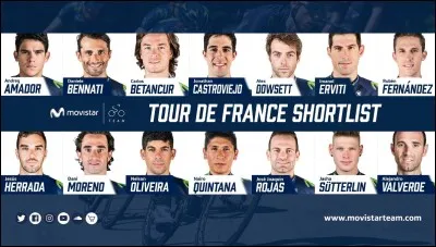 "Sur ces huit coureurs, il y a dix nationalités."