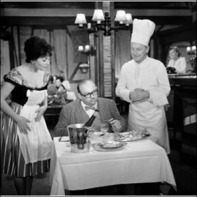 Qui partageait l'affiche avec Bourvil dans "La cuisine au beurre" ?