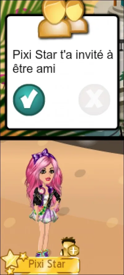 Qui est cette fille aux cheveux roses ?