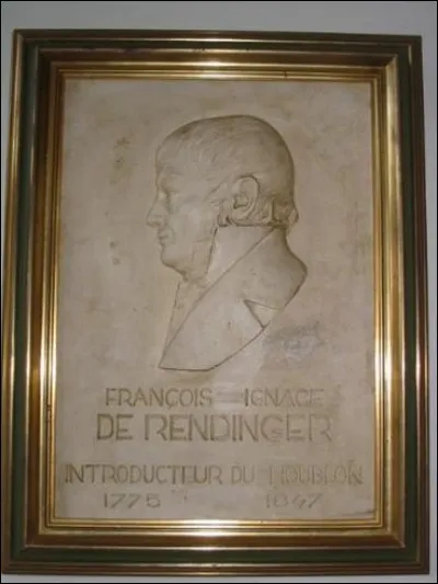 François-Ignace Derendinger est à l'initiative du développement agricole...