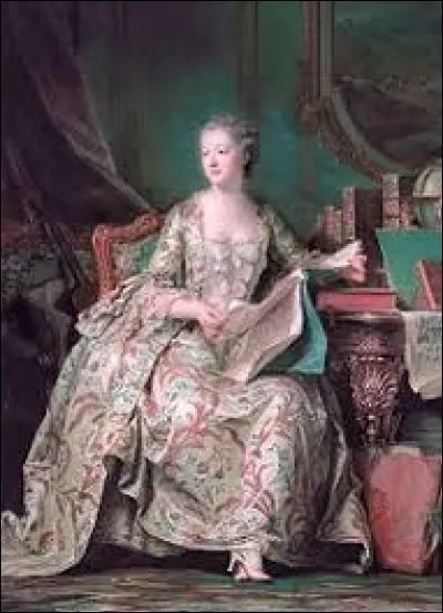 La marquise de Pompadour fut la maîtresse de Louis XV.
