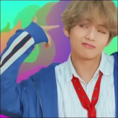 Quelle est la couleur de cheveux de V dans ''Save Me'' ?