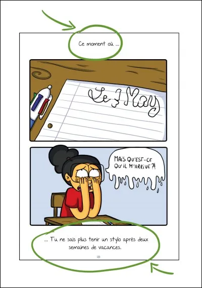 Quand le lendemain, ce sont les examens de fin d'ann&eacute;e :