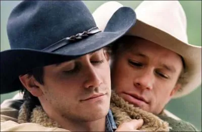Voici une photo de 'Brokeback Mountain'. L'acteur  droite s'appelle...