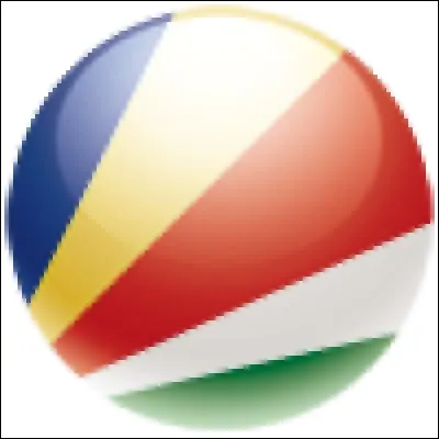 Ce drapeau est celui des Seychelles.