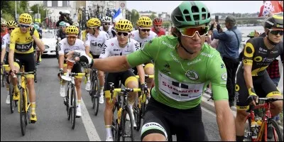 Quel cycliste porte le maillot vert lors du Tour de France ?