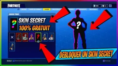 Quel est le skin le moins connu ?