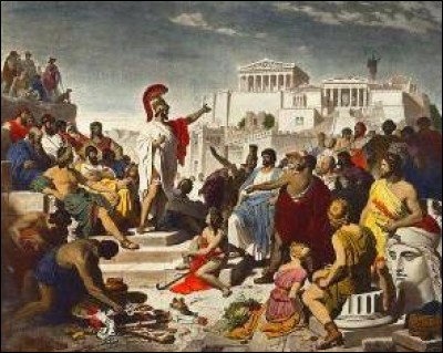 Dans l'Antiquité, quelle cité grecque a vaincu Athènes ?