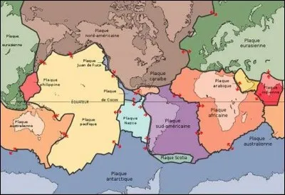 Comment se nomment les plaques dont les continents sont formés ?