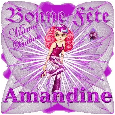 Que pensez-vous d'Amandine ?