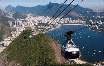 Dans quelle ville peut-on voir le Pain de Sucre, un pic culminant à 396 mètres ?