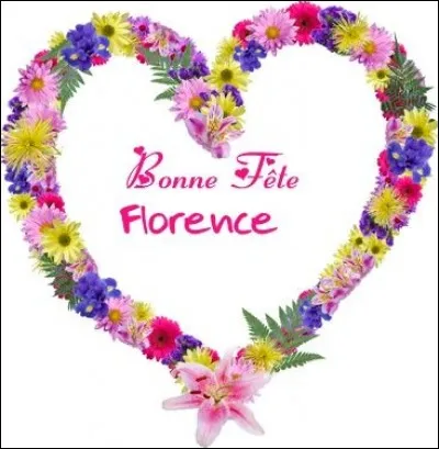 Quant à Florence, que vous vient-il à l'idée ?