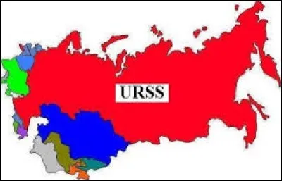 En 1981, l'URSS s'est divisée en plusieurs républiques indépendantes.