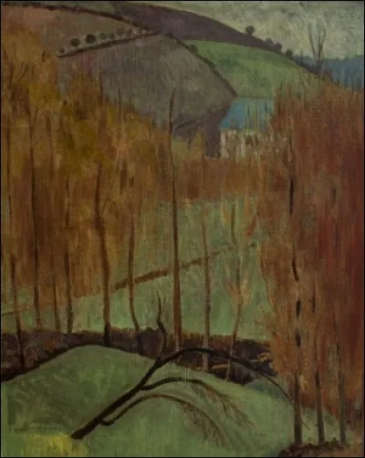 Qui a peint "La colline aux peupliers" ?