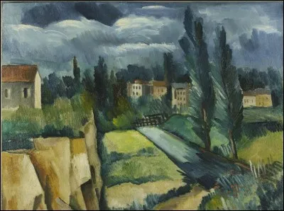 Qui a peint "Les peupliers" ?