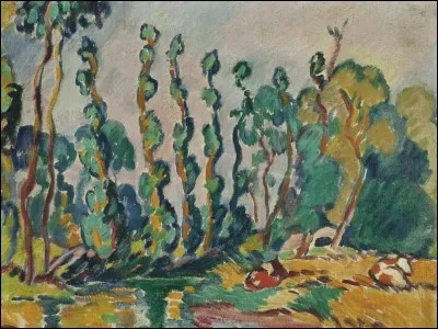 Qui a peint "Vaches et peupliers" ?