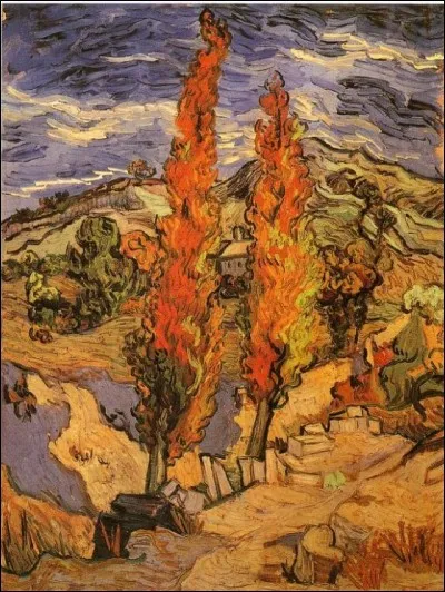 Qui a peint "Deux peupliers sur la colline" ?