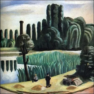 Qui a peint "Paysage marin à peupliers" ?