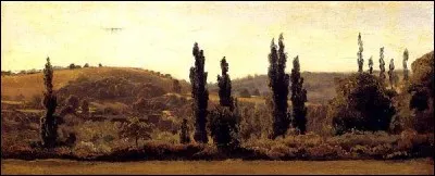 Qui a peint "Paysage aux peupliers" ?