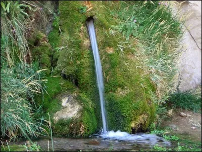 Dans quel département se trouve la source de l'eau de Quézac ?
