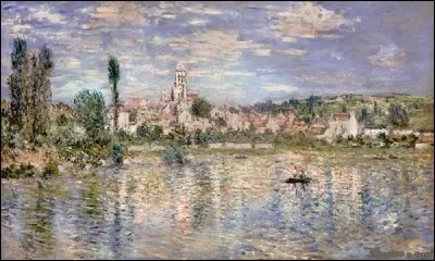 Et une vue de Vétheuil en été du peintre :