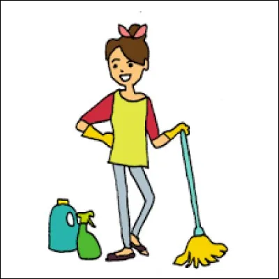 Ta maman lave le sol avec de l'eau et pile au moment où ta maman met l'eau, tu as une grosse envie d'aller aux toilettes, mais les toilettes sont à l'autre bout du plancher. Que fais-tu ?