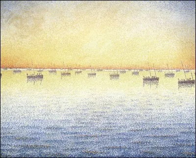 Qui est l'auteur de ce "soleil couchant" ?