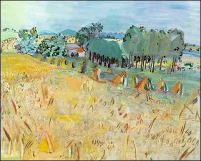 Qui a peint "Champ de blé en Normandie" ?