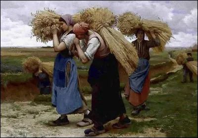 Qui a peint "Les porteuses de gerbes ?