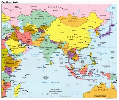 Quel pourcentage de la population mondiale représente celle de l'Asie ?