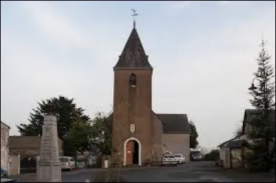 Voici l'église Saint-Gemme de Neuvillette-en-Charnie. Commune Sarthoise, elle se situe en région ...