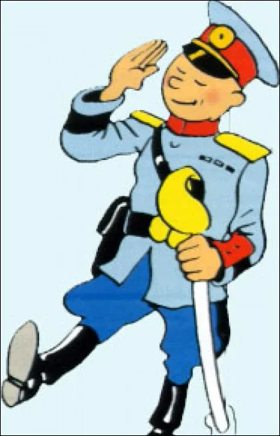 Dans quel album Tintin porte-t-il cet uniforme ?