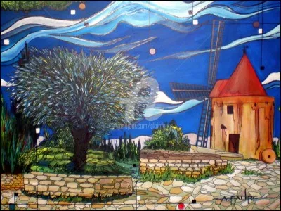 O&ugrave; r&eacute;sidait Alphonse Daudet quand il a &eacute;crit "Les lettres de mon Moulin" ?