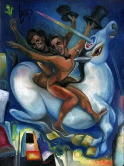 Ce surprenant portrait, compte tenu de la nature de la célébrité acquise par les figures représentées, est bien sûr celui de... ?