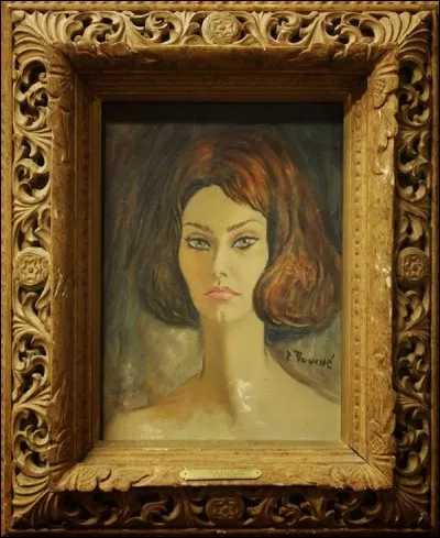 Toujours le peintre René Bouché pour ce portrait d'une célébrité très admirée, qui est... ?