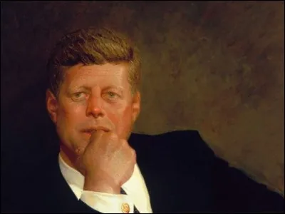 Jamie Wyeth est issu d'une lignée de grands peintres américains. Il a été mandaté ici pour peindre le portrait, manifestement très réussi, de... ?