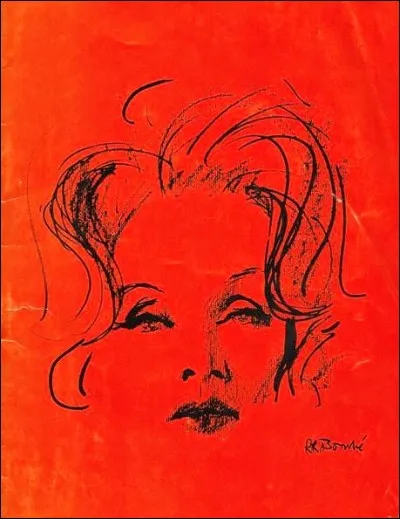 Le grand artiste René Bouché a dessiné ici en quelques traits une grande célébrité, réputée pour son style et sa beauté. Qui est-ce ?