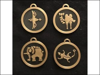 Comment s'appellent les quatre créatures divines ?