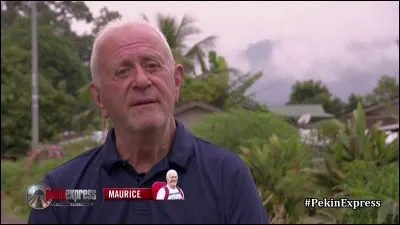 Maurice est le doyen de l'émission. Il participe à Pékin Express à l'âge de 80 ans.