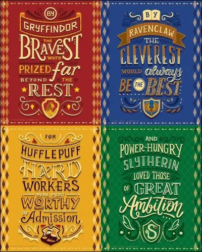 Le choixpeau hésite entre deux maisons, lesquelles ?