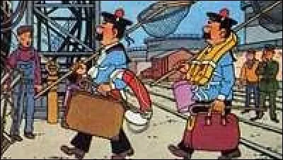 Dans quel album les Dupondt portent-ils ces habits de marins ?