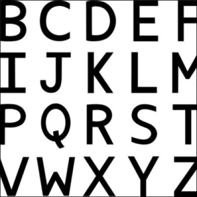 Quelle est ta lettre préférée ?